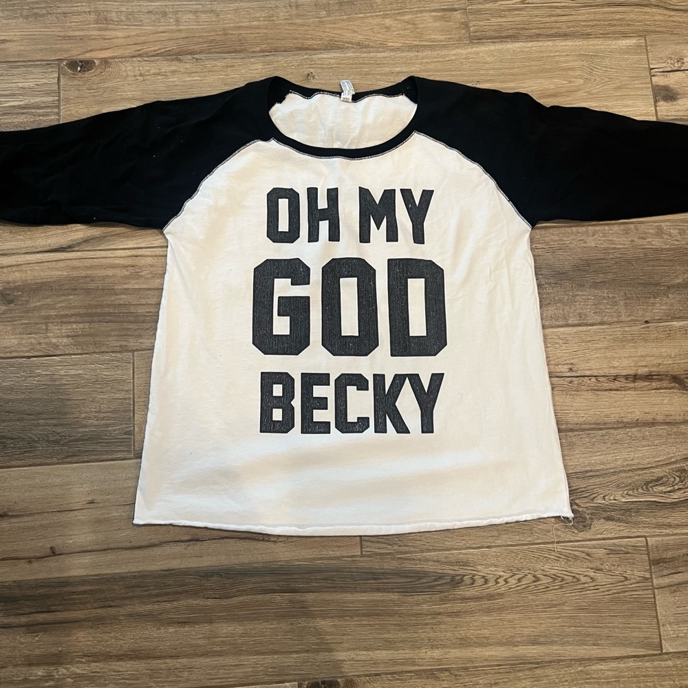 XL baseball tee.